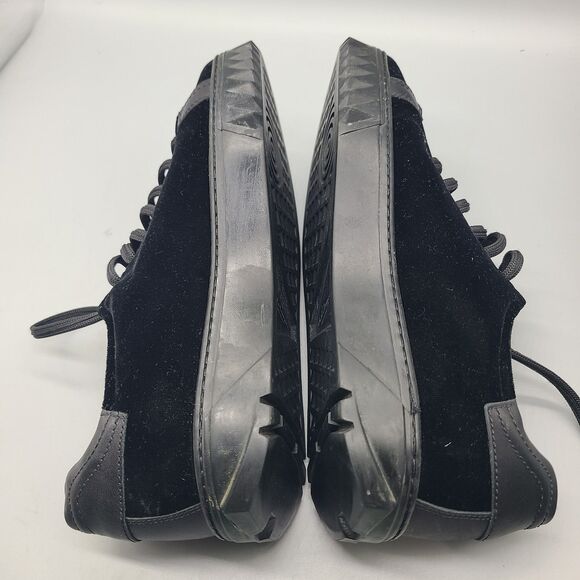 Salvatore Ferragamo Men\'s Black Cube velvet  Low-Top Sneakers Size 6.5 M main image 6